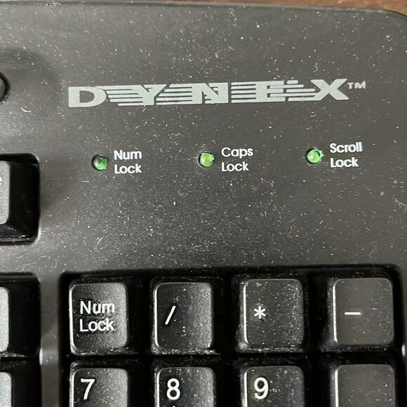 Dynex Internet Keyboard Model # dx-mkb101 Pre-Owned Used - Picture 2 of 4
